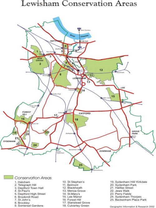 Where Garthorne Road fits in to Lewisham's other greenspaces